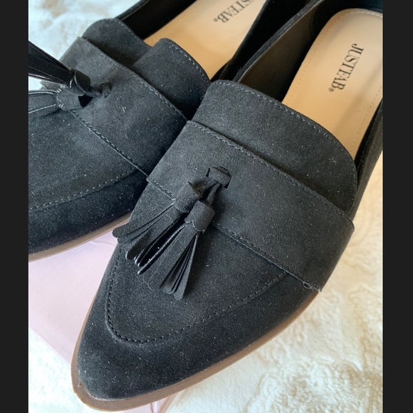 JUSTFAB Priya Black Flats [Never Worn] - Picture 4 of 4